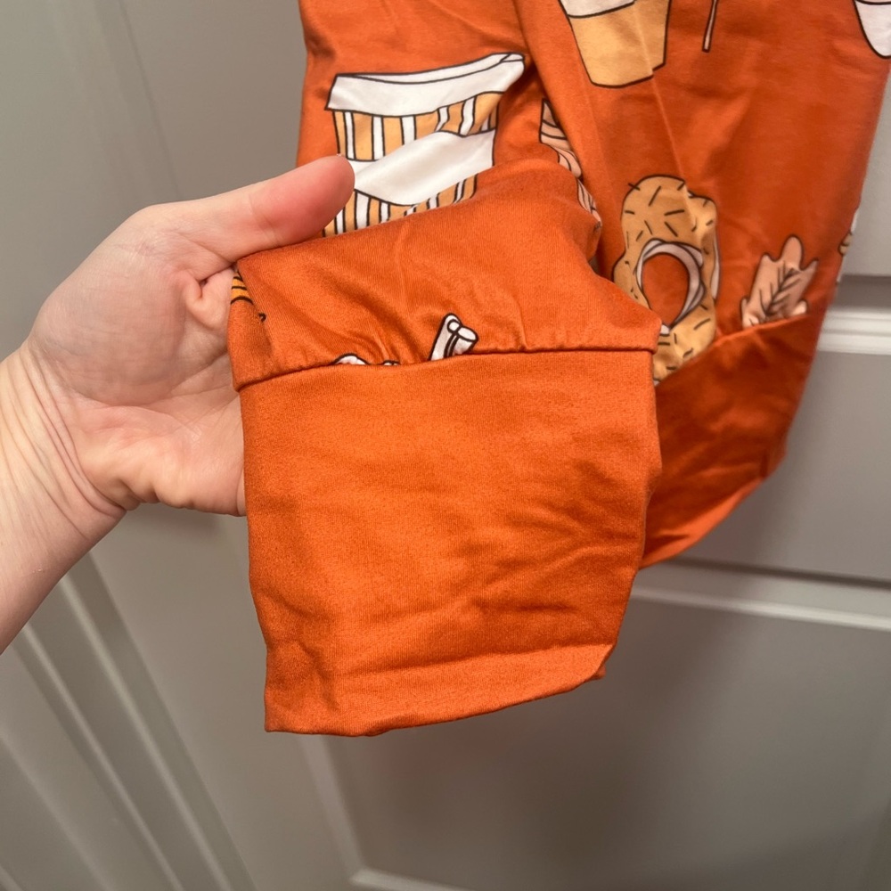 Pumpkin Spice XL Jogger PJ Set - Picture 7 of 10